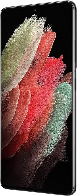 Electronics Galaxy S21 Ultra 5G | Factory Unlocked Android Cell Phone | 5G Smartphone | Pro-Grade Camera, 108MP High Res | 128GB, Phantom Black (SM-G998U) w/ 25W Charger Bundle