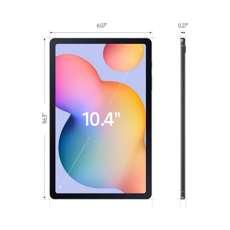 Galaxy Tab S6 Lite (2024) 10.4" 64GB WiFi Android Student Tablet, S Pen for Note-Taking, Gaming Ready, Long Battery Life, Expandable Storage, US Version, Oxford Gray