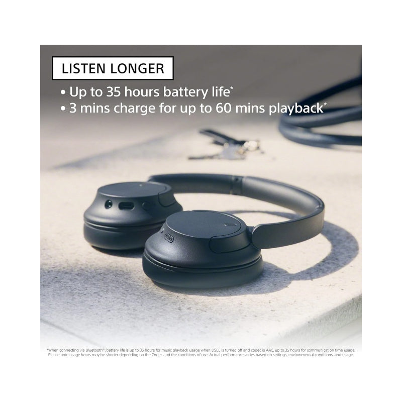 WH-CH720N Noise Canceling Wireless Headphones Bluetooth Over The Ear Headset with Microphone and Alexa Built-in, Black New
