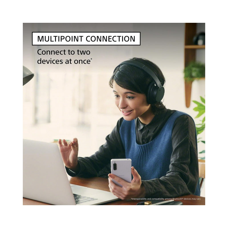WH-CH720N Noise Canceling Wireless Headphones Bluetooth Over The Ear Headset with Microphone and Alexa Built-in, Black New