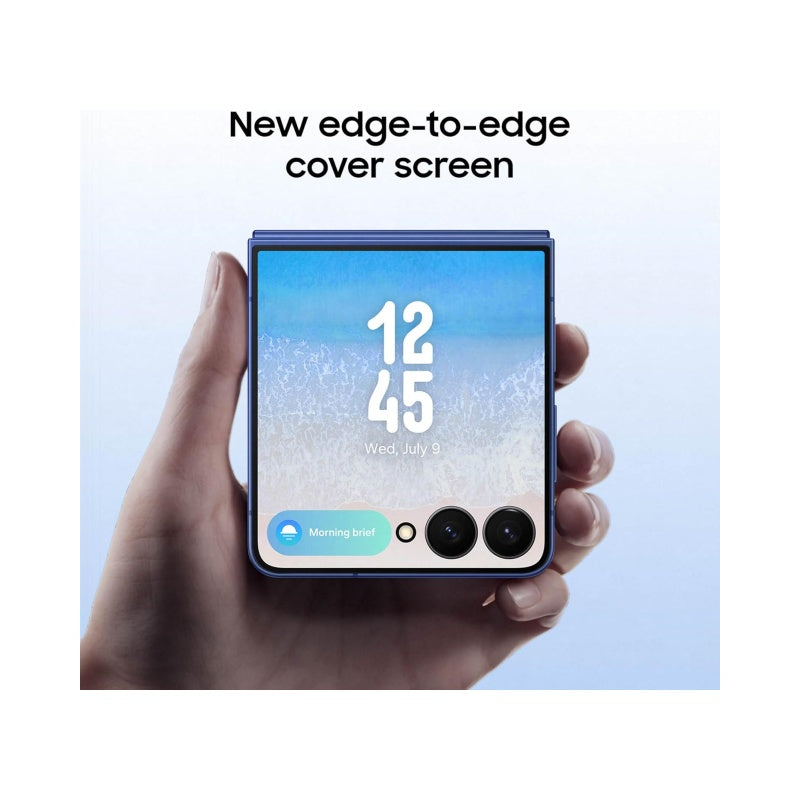 Galaxy Z Flip7 FE Cell Phone, 256GB AI Smartphone, Unlocked Android, Long Battery Life, 2025