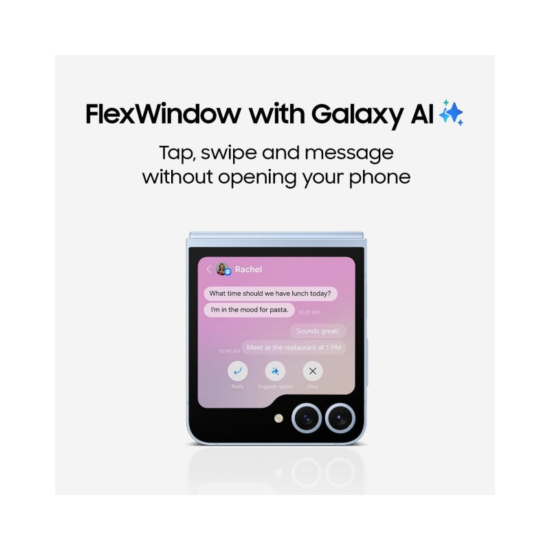 Galaxy Z Flip6, 512GB Unlocked Android Smartphone, FlexCam, Photo Assist, Camcorder Mode, Live Interpreter, Compact Foldable Design, Pocket-Sized Portability, 2024, US 1 Yr Warranty, Yellow