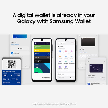 Galaxy A16 5G A Series, Unlocked Android Smartphone, Large AMOLED Display, Durable Design, Super Fast Charging, Expandable Storage, 5G Connectivity, US Version, 2025, Blue Black