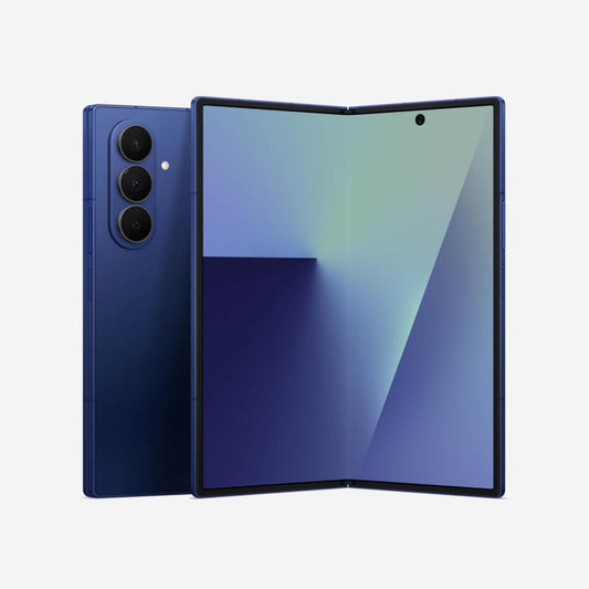 Galaxy Z Fold7 Cell Phone, 512GB AI Smartphone, Unlocked Android, AI Photo Edits, Large Screen, Long Battery Life, 2025, US 1 Yr Manufacturer Warranty, Blue Shadow