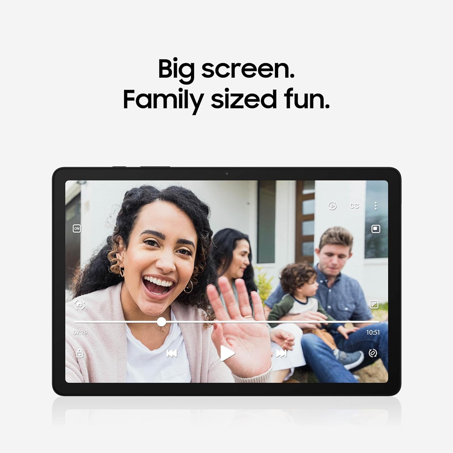 Galaxy Tab A9+ Tablet 11” 64GB Android Tablet, Big Screen, Quad Speakers, Upgraded Chipset, Multi Window Display, Slim, Light, Durable Design, US Version, 2024, Graphite
