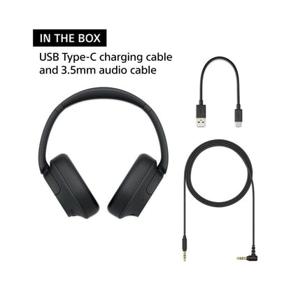 WH-CH720N Noise Canceling Wireless Headphones Bluetooth Over The Ear Headset with Microphone and Alexa Built-in, Black New