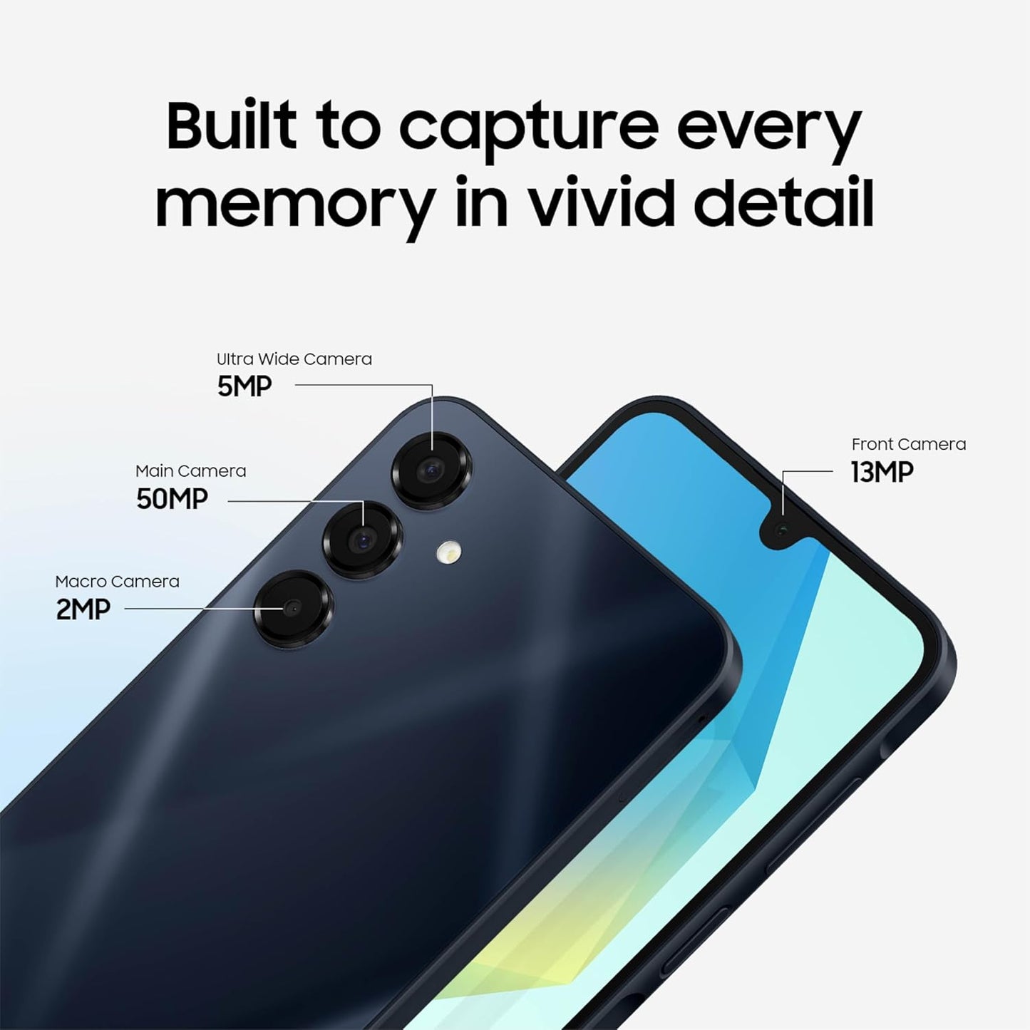 Galaxy A16 5G A Series, Unlocked Android Smartphone, Large AMOLED Display, Durable Design, Super Fast Charging, Expandable Storage, 5G Connectivity, US Version, 2025, Blue Black