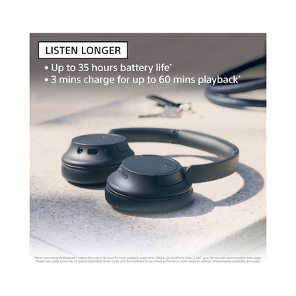 WH-CH720N Noise Canceling Wireless Headphones Bluetooth Over The Ear Headset with Microphone and Alexa Built-in, Black New