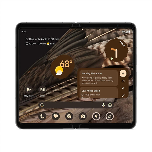 Pixel Fold - Unlocked Android 5G Smartphone with Telephoto Lens and Ultrawide Lens - Foldable Display - 24-Hour Battery - Obsidian - 256 GB