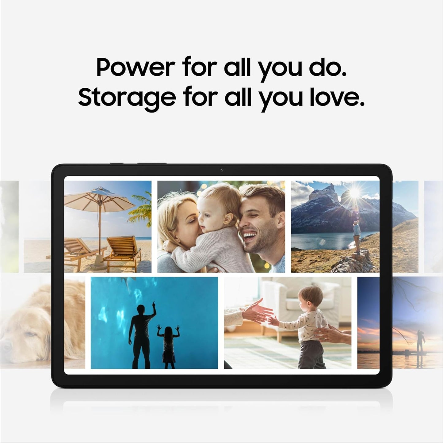Galaxy Tab A9+ Tablet 11” 64GB Android Tablet, Big Screen, Quad Speakers, Upgraded Chipset, Multi Window Display, Slim, Light, Durable Design, US Version, 2024, Graphite